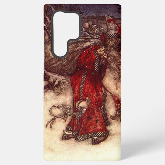 Santa Claus Arthur Rackham Samsung Galaxy Hülle (Rückseite)
