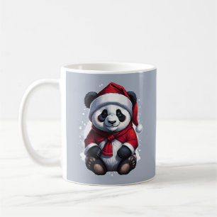 Santa Claus Baby Panda Weihnachten Kaffeetasse