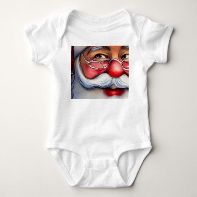 Santa Claus Baby Strampler (Vorderseite)