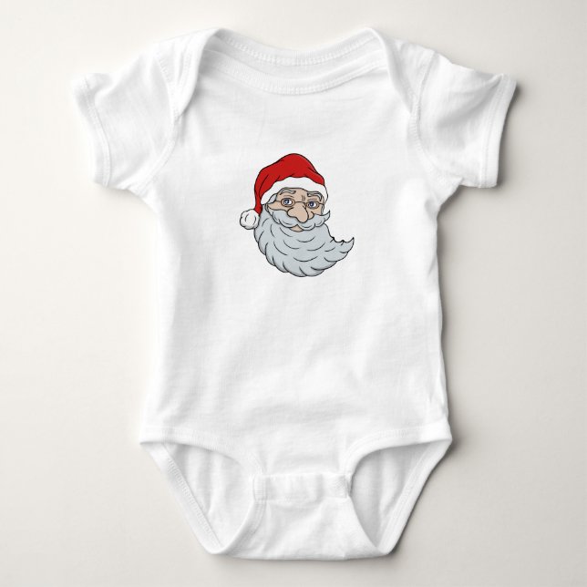 Santa Claus Baby Strampler (Vorderseite)