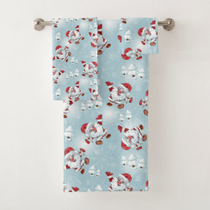 Santa Claus Badhandtuch Set