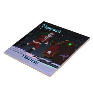 Santa Claus - Bagsquatch Fliese