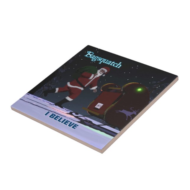 Santa Claus - Bagsquatch Fliese (Seite)