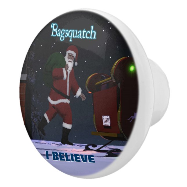 Santa Claus - Bagsquatch Keramikknauf (Rechts)