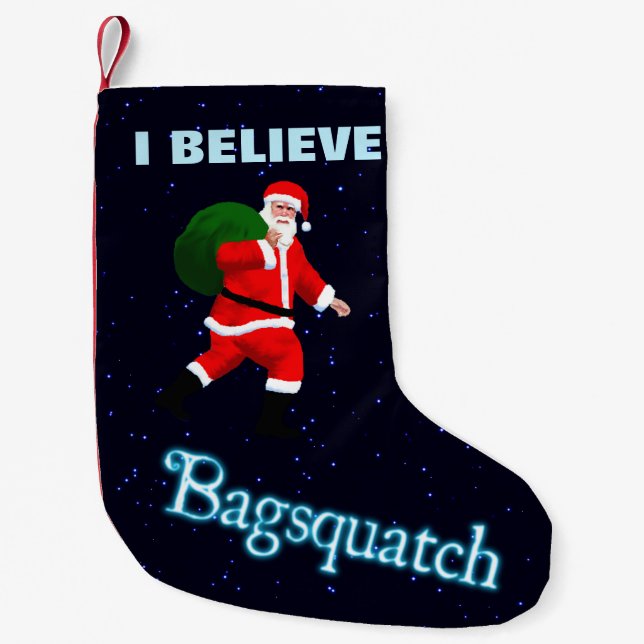 Santa Claus - Bagsquatch Kleiner Weihnachtsstrumpf (Vorderseite)