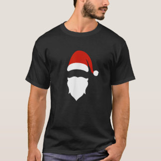 Santa Claus Beard Hat Ugly Weihnachtshemd T-Shirt