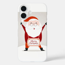Santa Claus Begrüßung iPhone 16 Hülle