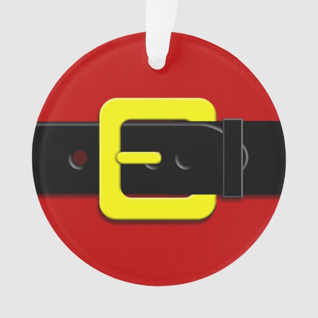 Santa Claus Belt Ornament (Vorderseite)