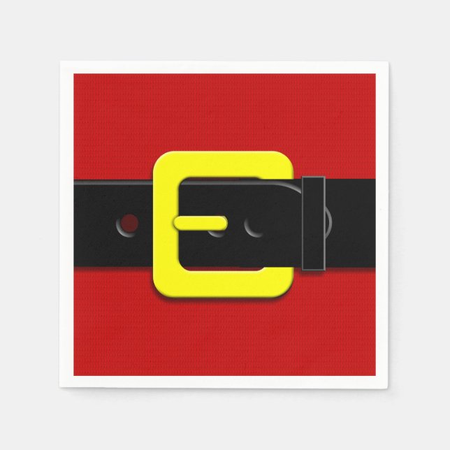 Santa Claus Belt Serviette (Vorderseite)