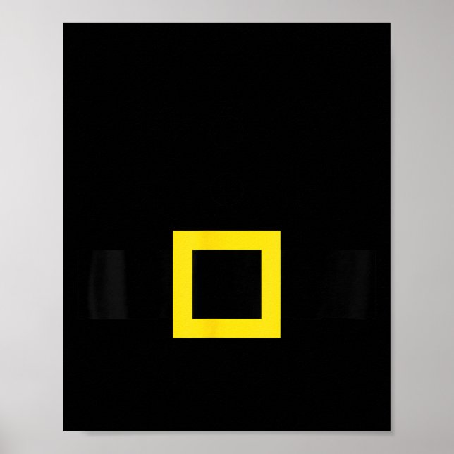 Santa Claus Belt Suit Funny Halloween Christmas Co Poster (Vorne)