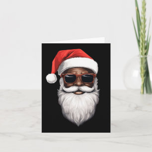 Santa Claus Black Xmas Santa Afro American Karte