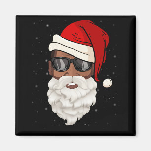 Santa Claus Black Xmas Santa Afro American Magnet