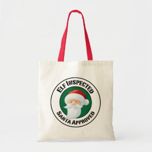 Santa Claus Briefmarke Holiday Bag Tragetasche