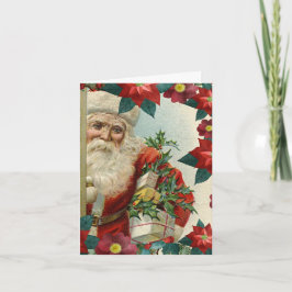 Santa Claus bringing gifts and presents Karte