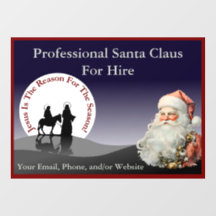 Santa Claus Business Window