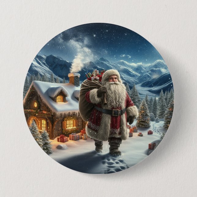 Santa Claus Button (Vorderseite)