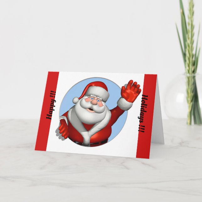 Santa Claus Card Karte (Vorderseite)