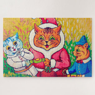 Santa Claus Cat, Louis Wain Puzzle