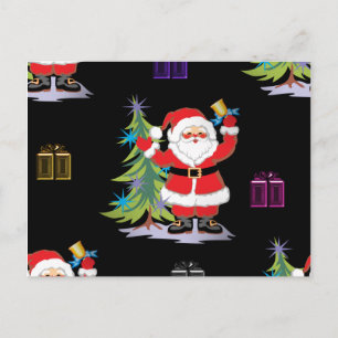 Santa Claus Christma Feiertagspostkarte