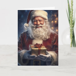 Santa Claus Christmas Card Feiertagskarte