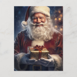 Santa Claus Christmas Card Feiertagspostkarte