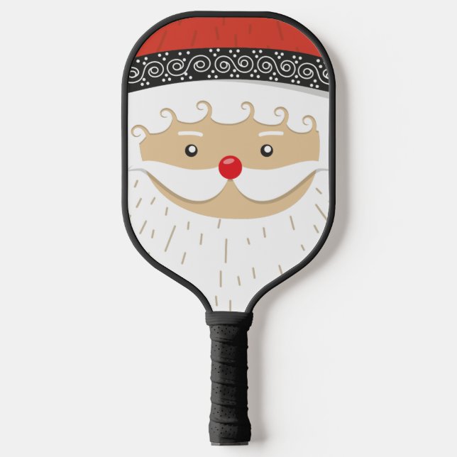 SANTA CLAUS CHRISTMAS PICKLEBALL PADDLES (Vorderseite)