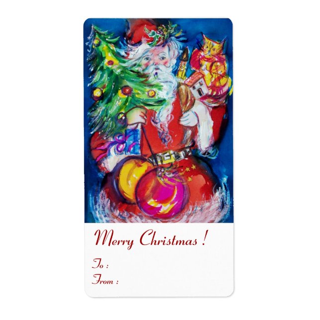 SANTA CLAUS ,CHRISTMAS TREE TOYS AND GIFTS Whıte (Vorne)