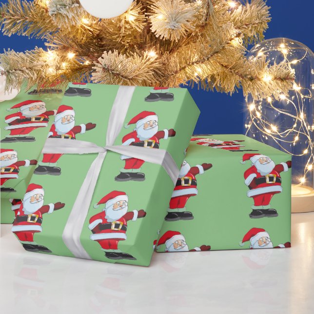 SANTA CLAUS CHRISTMAS WRAPPPAPIER GESCHENKPAPIER (Feiertage)