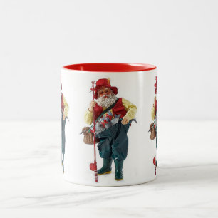 **SANTA CLAUS** CHRISTMAS ZWEIFARBIGE TASSE