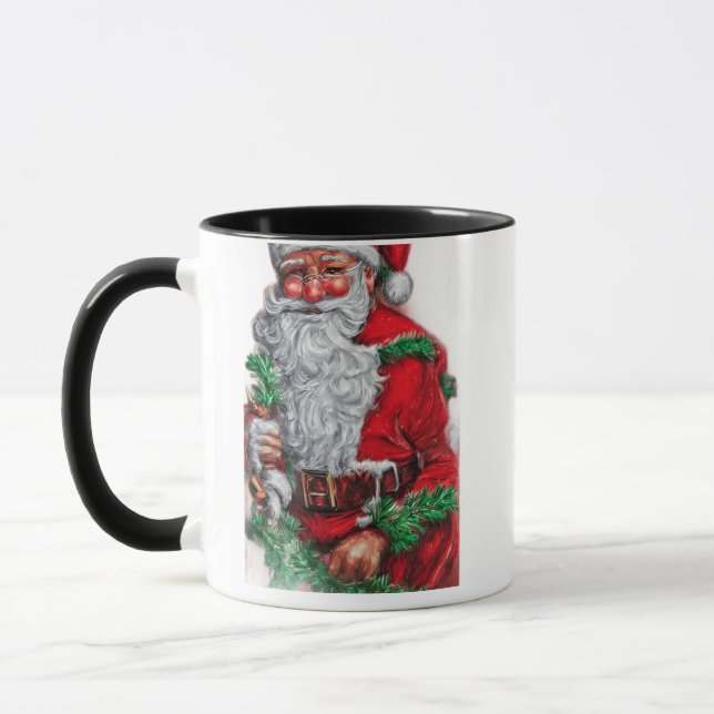 Santa Claus Classic Mug, 11 oz Tasse (Links)