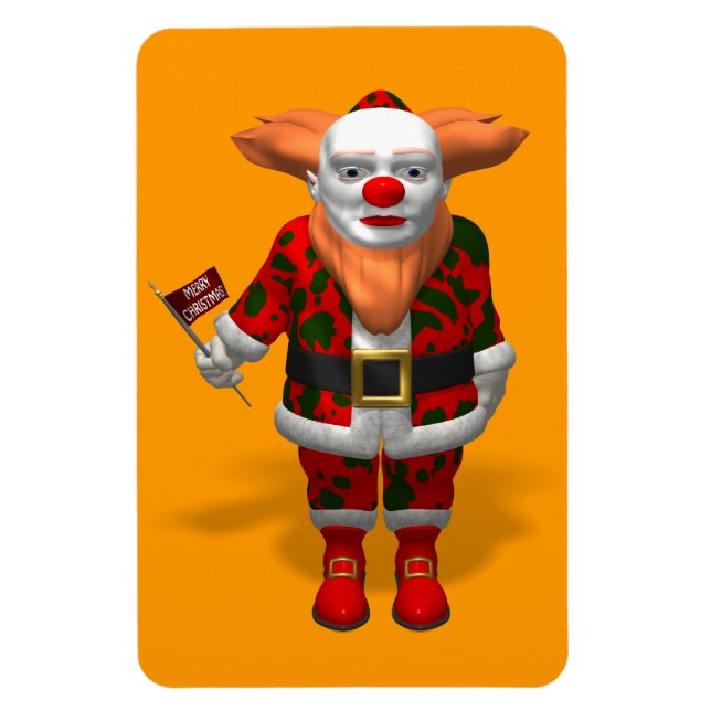 Santa Claus Clown Magnet (Vertikal)