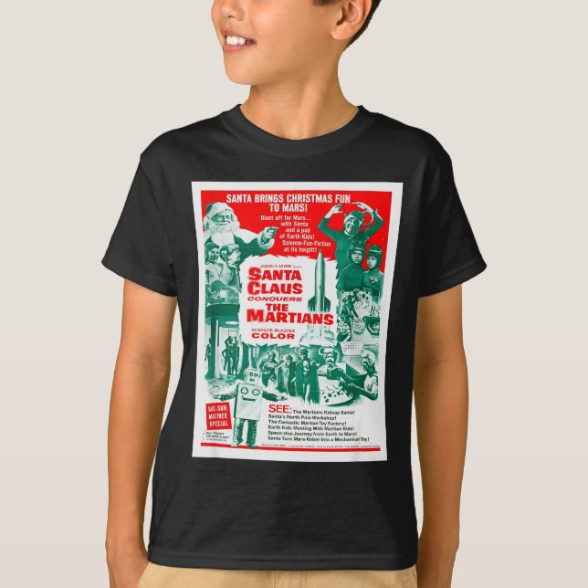 Santa Claus Conquers The Martians  T-Shirt (Vorderseite)