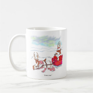 Santa Claus Coup Zwei-Seiten-Tasse Kaffeetasse