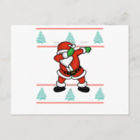 Santa Claus Dab Tanz hässlich Weihnachten T - Shir