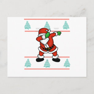 Santa Claus Dab Tanz hässlich Weihnachten T - Shir