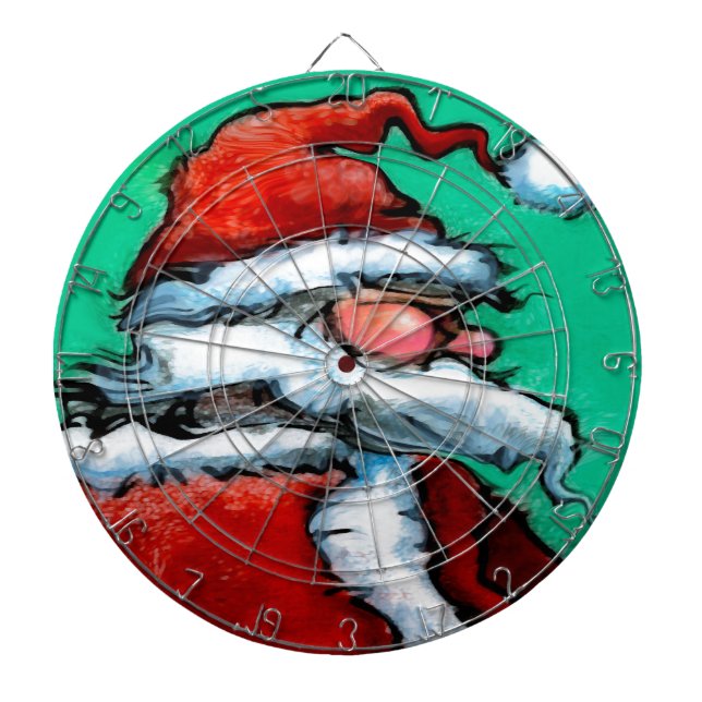 Santa Claus Dartscheibe (vorne)