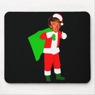 Santa Claus Donald Trump Funny Christma Ugly Xmas  Mousepad