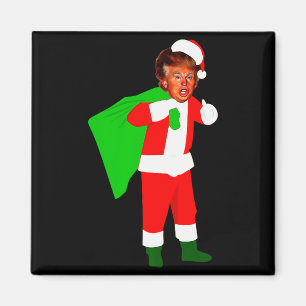 Santa Claus Donald Trump Lustiger Weihnachten Häss Magnet