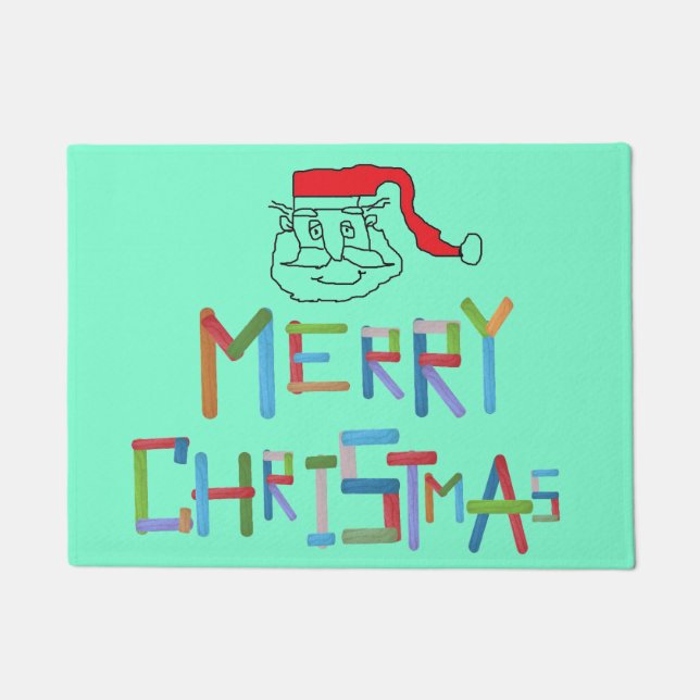 Santa Claus Door Mat Fußmatte (Vorderseite)