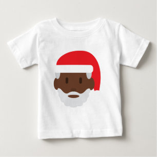 Santa claus emoji baby t-shirt
