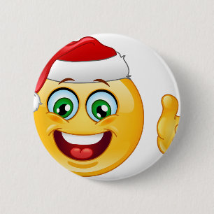 Santa claus emoji button