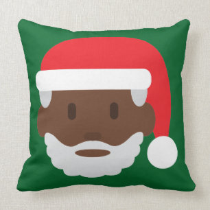 Santa claus emoji kissen