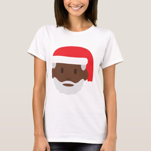 Santa claus emoji T-Shirt (Vorderseite)