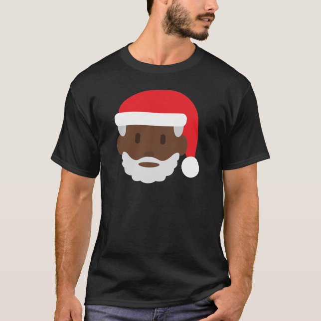 Santa claus emoji T-Shirt (Vorderseite)