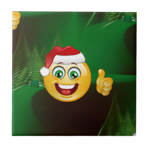 santa claus emojis fliese
