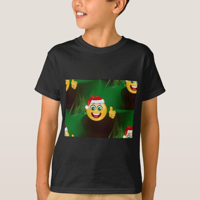 Santa claus emojis T-Shirt (Vorderseite)