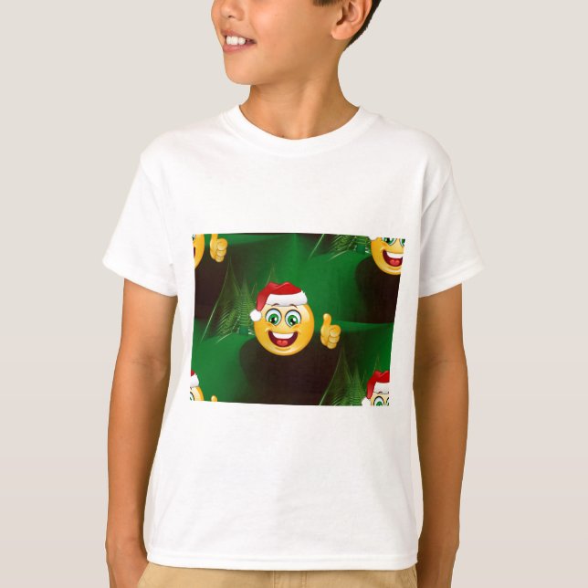Santa claus emojis T-Shirt (Vorderseite)