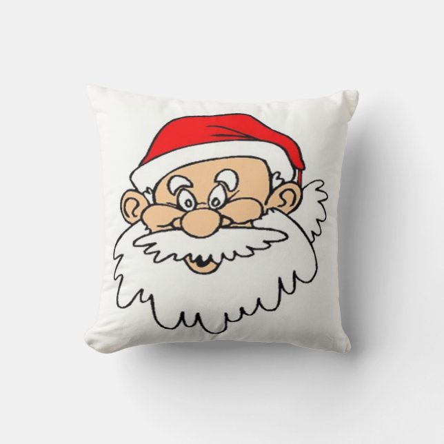 SANTA CLAUS FACE KISSEN (Vorderseite)