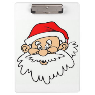 SANTA CLAUS FACE KLEMMBRETT