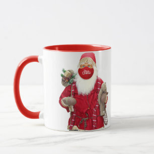Santa Claus Face Mask Tasse
